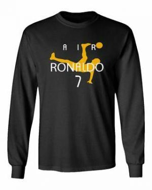 Soccer Air Ronaldo CR7 כריסטיאנו יובנטוס חולצה עם שרוולים ארוכים